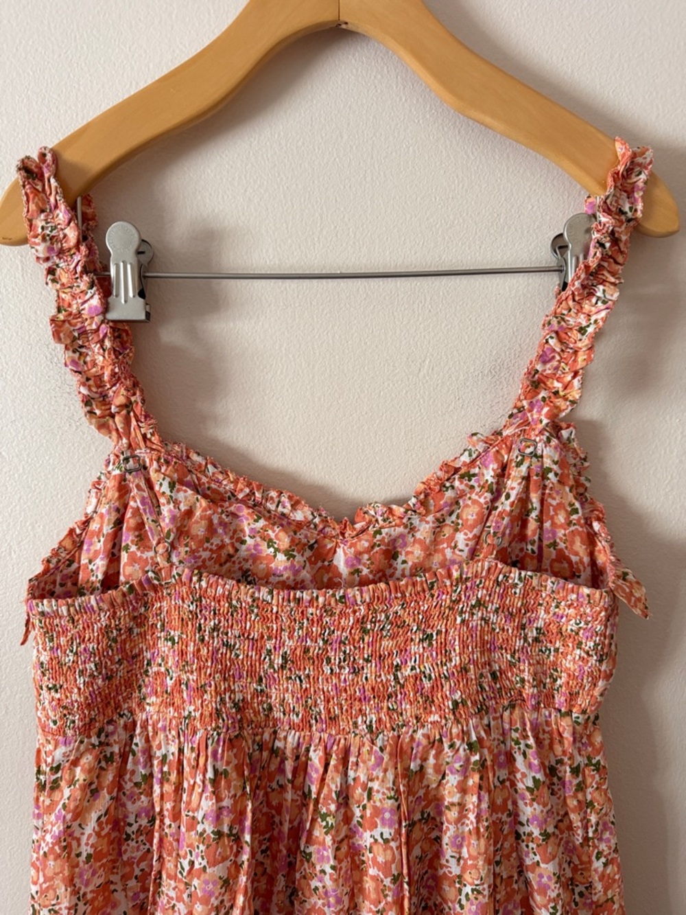 Anthropologie Sweetheart Babydoll Maxi Dress Size M - Picture 6 of 9